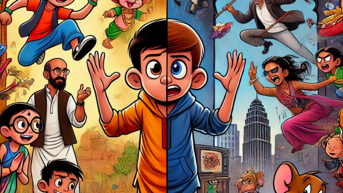 The Connection Between Cartoons and Children’s Mindsets: A Dual Impact on Indian Youth